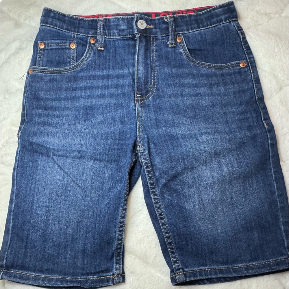 Levi's Blue Denim Shorts Medium Wash